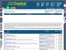 Tablet Screenshot of forums.sscentral.org